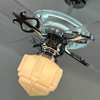 Delray™ Neon Ceiling Fan (Snow White)
