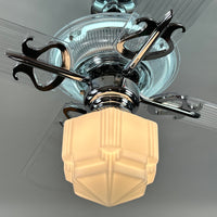 Delray™ Neon Ceiling Fan (Snow White)