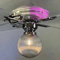 Delray™ Neon Ceiling Fan (Strawberry Éclair)