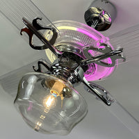Delray™ Neon Ceiling Fan (Strawberry Éclair)