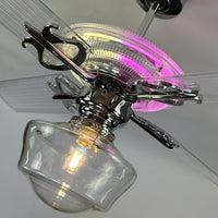 Delray™ Neon Ceiling Fan (Strawberry Éclair)