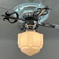 Delray™ Neon Ceiling Fan (Snow White)