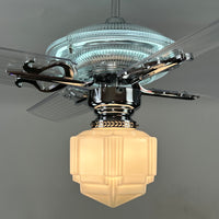 Delray™ Neon Ceiling Fan (Snow White)