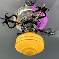 Delray™ Neon Ceiling Fan (Strawberry Éclair)