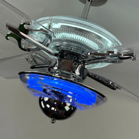 Delray™ Neon Ceiling Fan (Snow White)