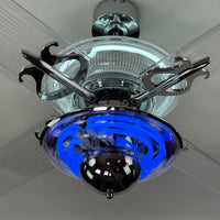 Delray™ Neon Ceiling Fan (Snow White)