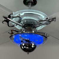 Delray™ Neon Ceiling Fan (Snow White)