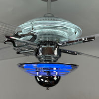 Delray™ Neon Ceiling Fan (Snow White)