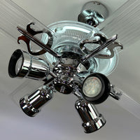 Delray™ Neon Ceiling Fan (Snow White)
