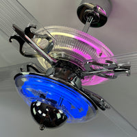 Delray™ Neon Ceiling Fan (Strawberry Éclair)