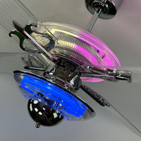 Delray™ Neon Ceiling Fan (Strawberry Éclair)