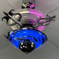Delray™ Neon Ceiling Fan (Strawberry Éclair)