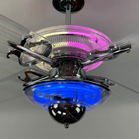 Delray™ Neon Ceiling Fan (Strawberry Éclair)