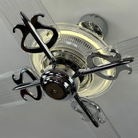 Delray™ Neon Ceiling Fan (Antique White)