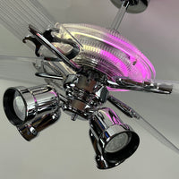 Delray™ Neon Ceiling Fan (Strawberry Éclair)