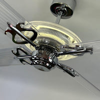 Delray™ Neon Ceiling Fan (Antique White)