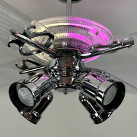 Delray™ Neon Ceiling Fan (Strawberry Éclair)