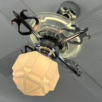 Delray™ Neon Ceiling Fan (Antique White)