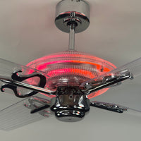 Delray™ Neon Ceiling Fan (Autumn Sunset)