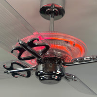 Delray™ Neon Ceiling Fan (Autumn Sunset)