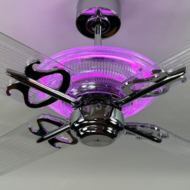 Delray™ Neon Ceiling Fan (Magenta)
