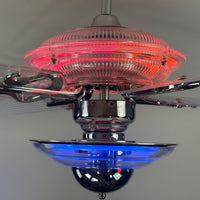 Delray™ Neon Ceiling Fan (Autumn Sunset)