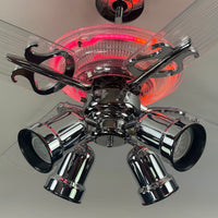 Delray™ Neon Ceiling Fan (Autumn Sunset)