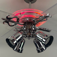 Delray™ Neon Ceiling Fan (Autumn Sunset)
