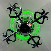 Delray™ Neon Ceiling Fan (Green)