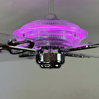 Delray™ Neon Ceiling Fan (Magenta)
