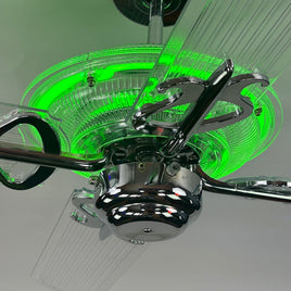 Delray™ Neon Ceiling Fan (Green)