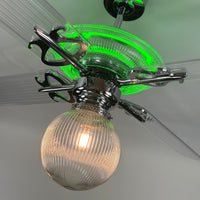 Delray™ Neon Ceiling Fan (Green)