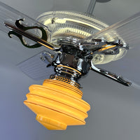 Delray™ Neon Ceiling Fan (Antique White)
