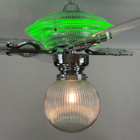 Delray™ Neon Ceiling Fan (Green)