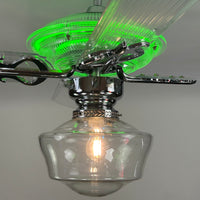 Delray™ Neon Ceiling Fan (Green)