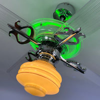Delray™ Neon Ceiling Fan (Green)