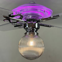 Delray™ Neon Ceiling Fan (Magenta)