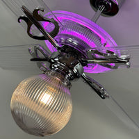 Delray™ Neon Ceiling Fan (Magenta)