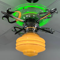 Delray™ Neon Ceiling Fan (Green)