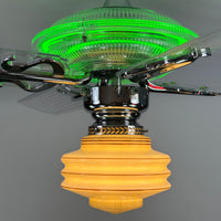 Delray™ Neon Ceiling Fan (Green)