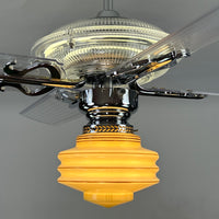 Delray™ Neon Ceiling Fan (Antique White)