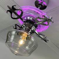 Delray™ Neon Ceiling Fan (Magenta)