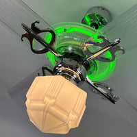 Delray™ Neon Ceiling Fan (Green)