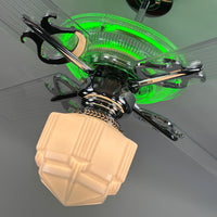 Delray™ Neon Ceiling Fan (Green)
