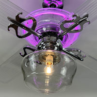 Delray™ Neon Ceiling Fan (Magenta)