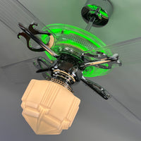 Delray™ Neon Ceiling Fan (Green)