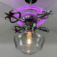 Delray™ Neon Ceiling Fan (Magenta)