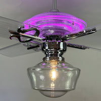 Delray™ Neon Ceiling Fan (Magenta)