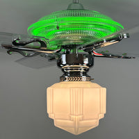 Delray™ Neon Ceiling Fan (Green)