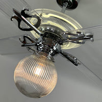 Delray™ Neon Ceiling Fan (Antique White)